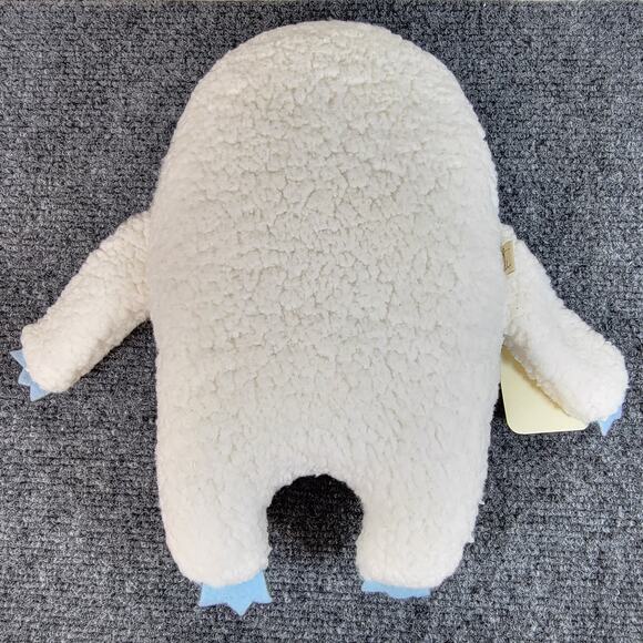 Warm Personality Yeti Girl Pillow Pal Plush Handmade Blue Face Pink Heart New - Picture 5 of 9